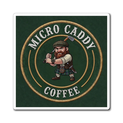 Magnet — Micro Caddy Coffee Vintage Golf & Coffee Logo Magnet